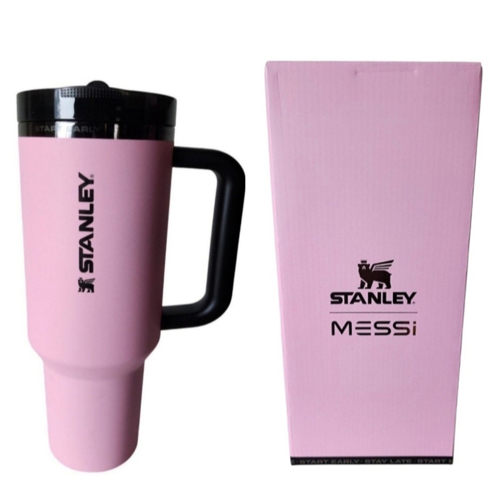 New! The Messi X Stanley Quencher ProTour Flip Straw Tumbler 40 OZ